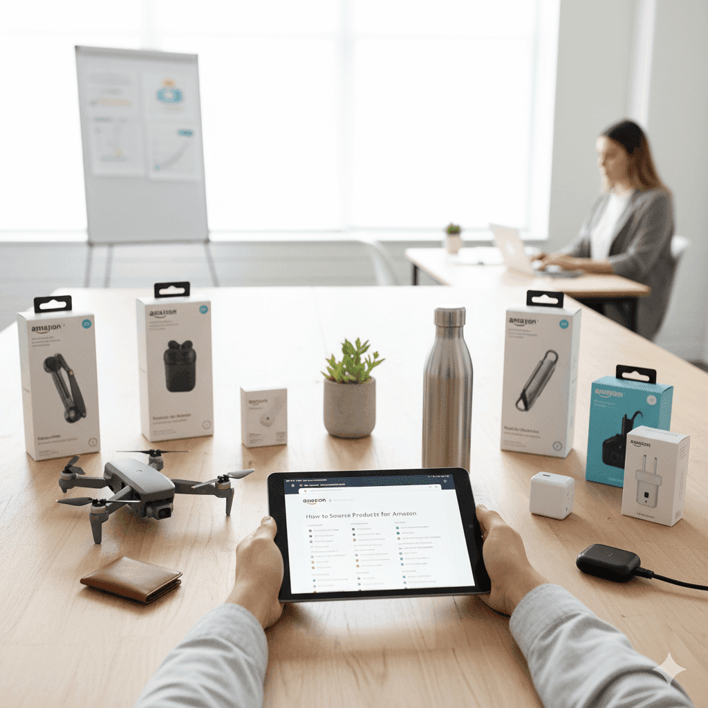 How to Source Products to Sell on Amazon - Sourcy blog article hero image