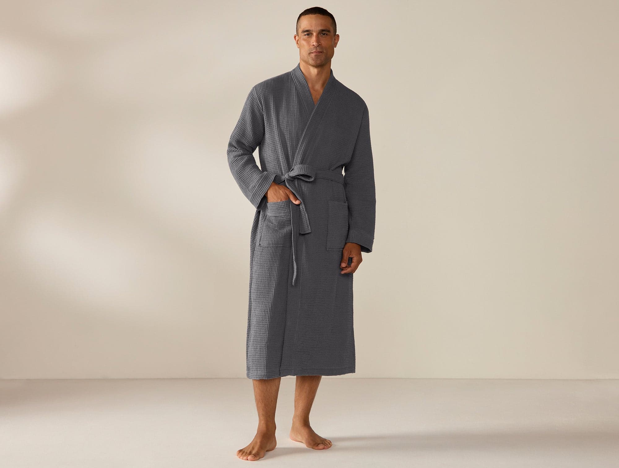 Unisex Organic Waffle Robe