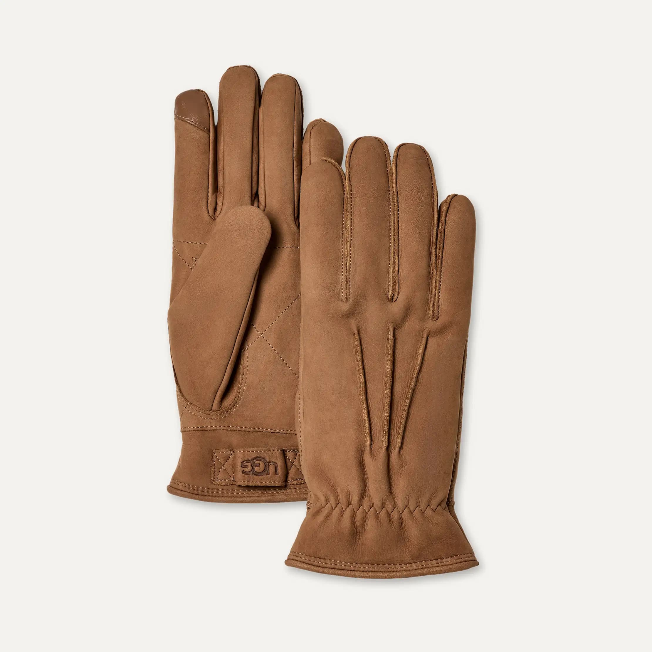 Men's Genuine Shearling Tech Gloves
