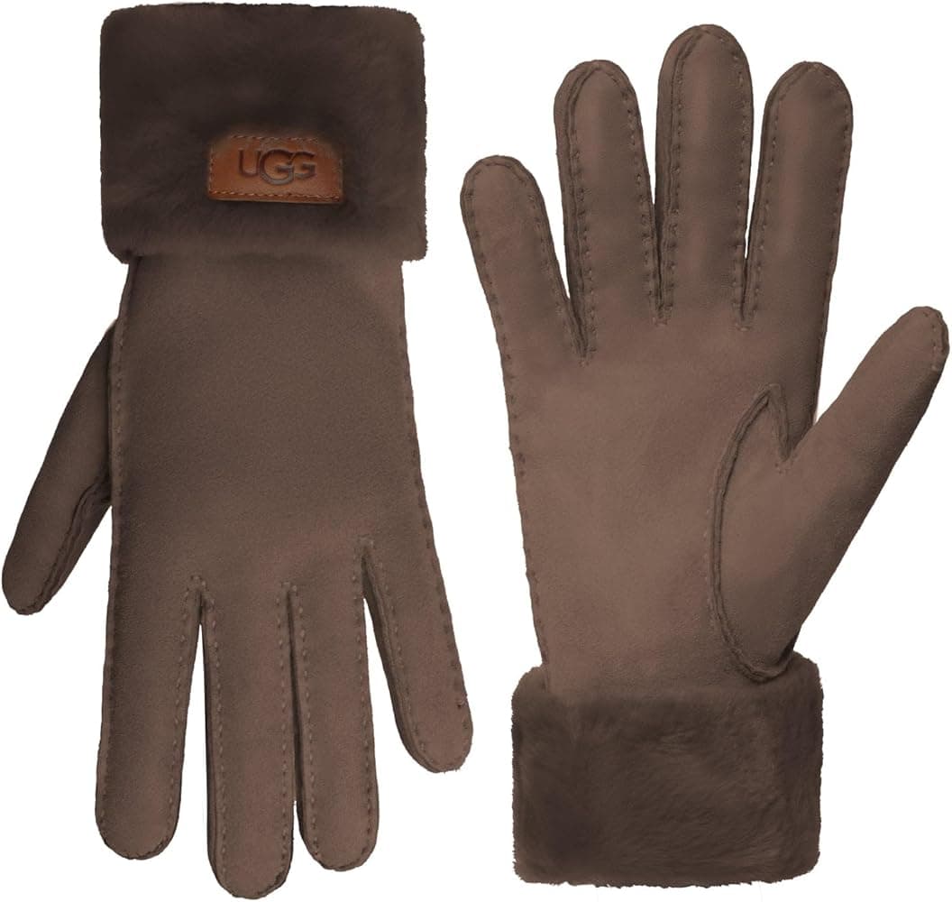 Women's Shearling Turn Cuff Gloves