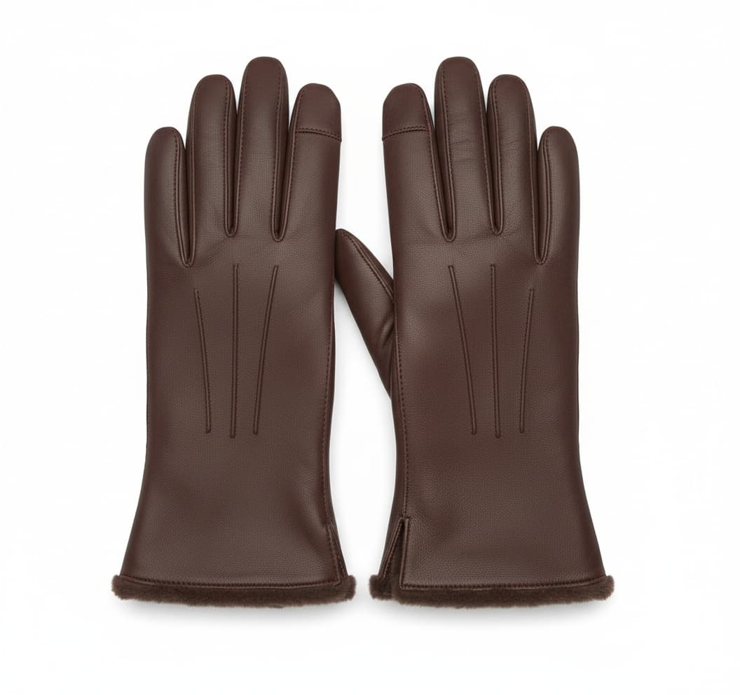 Women's Shearling Turn Cuff Gloves