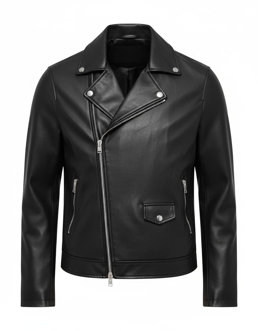 Dalby Leather Biker Jacket