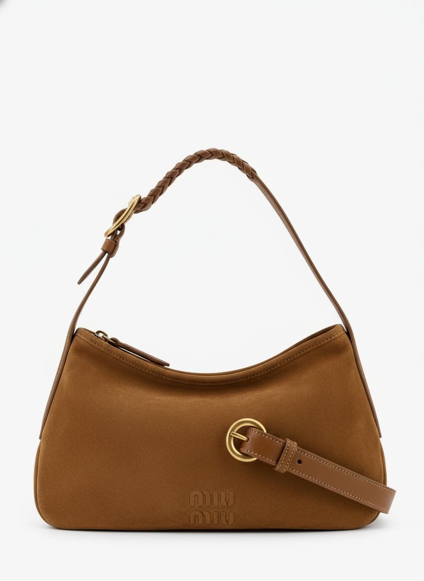 Aventure Suede Shoulder Bag