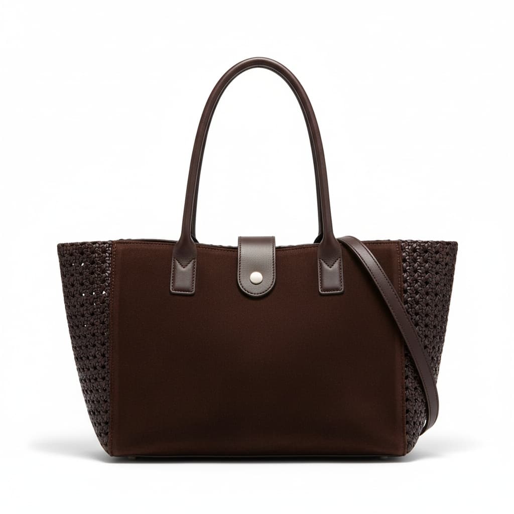 The Woven Leather Tote